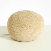 Original 1970s moon rock table lamp by André Cazenave for Tecta