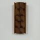 Vintage XL wall light, pin, suede, 1970