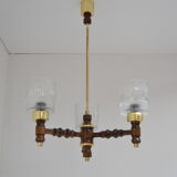 Mid-century Chandelier by Jilove u Decina,1970‘s
