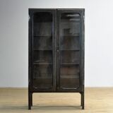 Polished medical cabinet, 1970s