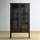 Polished medical cabinet, 1970s