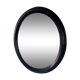Vintage oval black mirror 60/70s