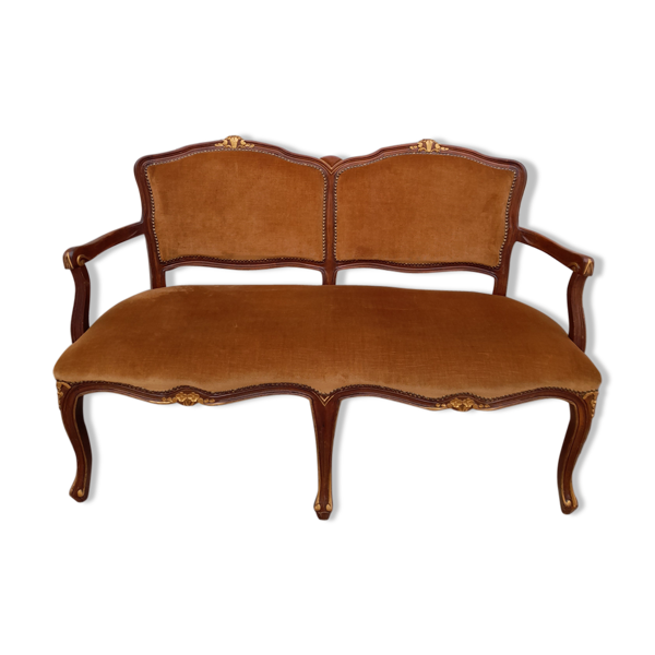 Banquette canapé style Louis XV 1930