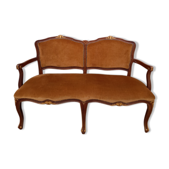 Louis XV style sofa bench 1930