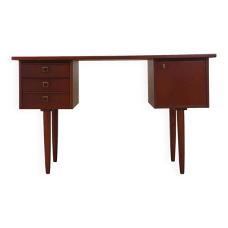 Teak desk, Danish design, 1970s, production: Denmark