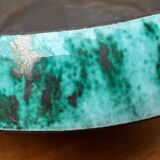 Grand bol de poterie d'atelier allemand du milieu du siècle de BKW Böttger Keramik Wandsbek, Hambourg, années 1960