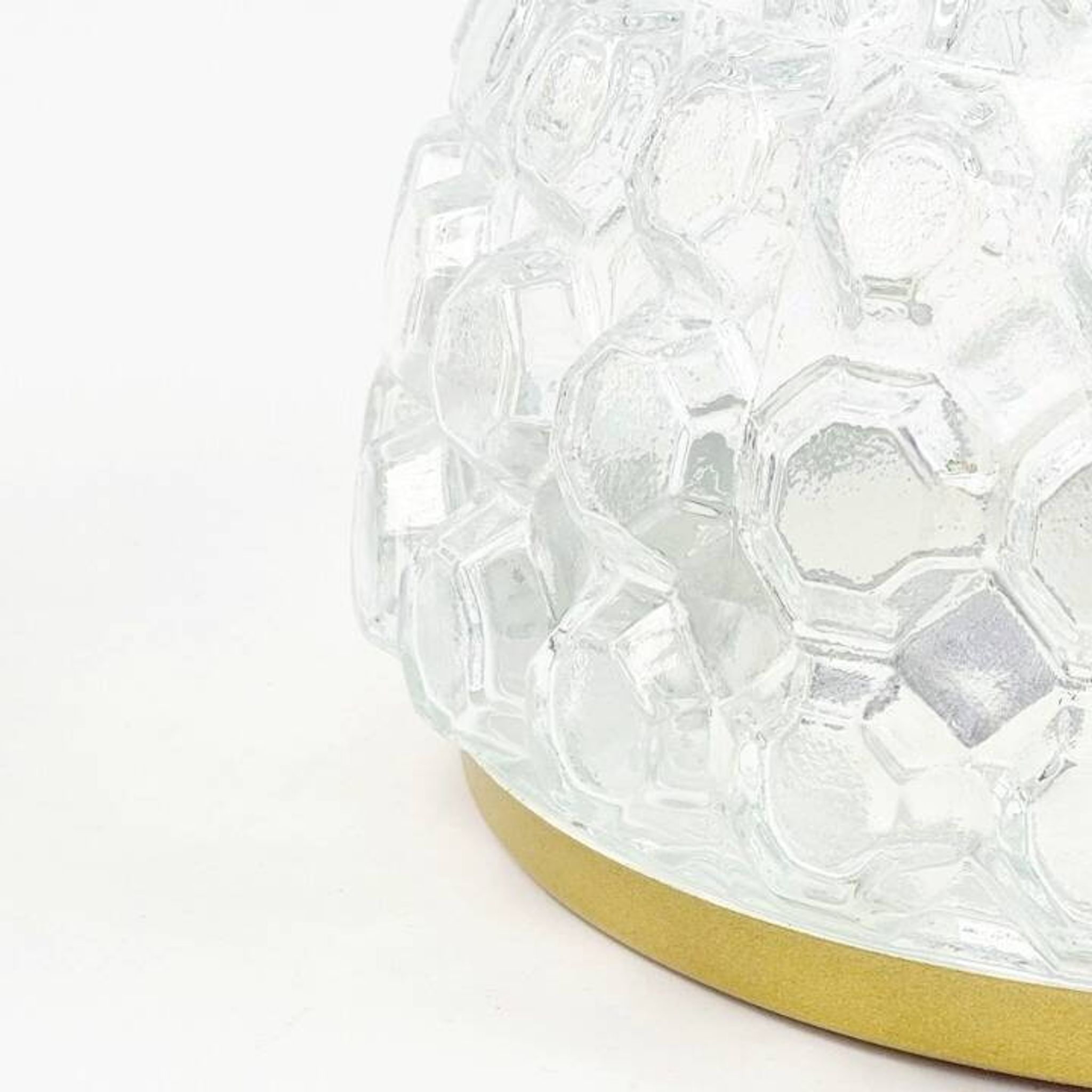 Mid-Century Bubble Glass Ceiling Light / Wall Light by H. Tynell, 1960s