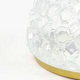 Plafonnier/applique murale en verre bullé de style Mid-Century par H. Tynell, années 1960