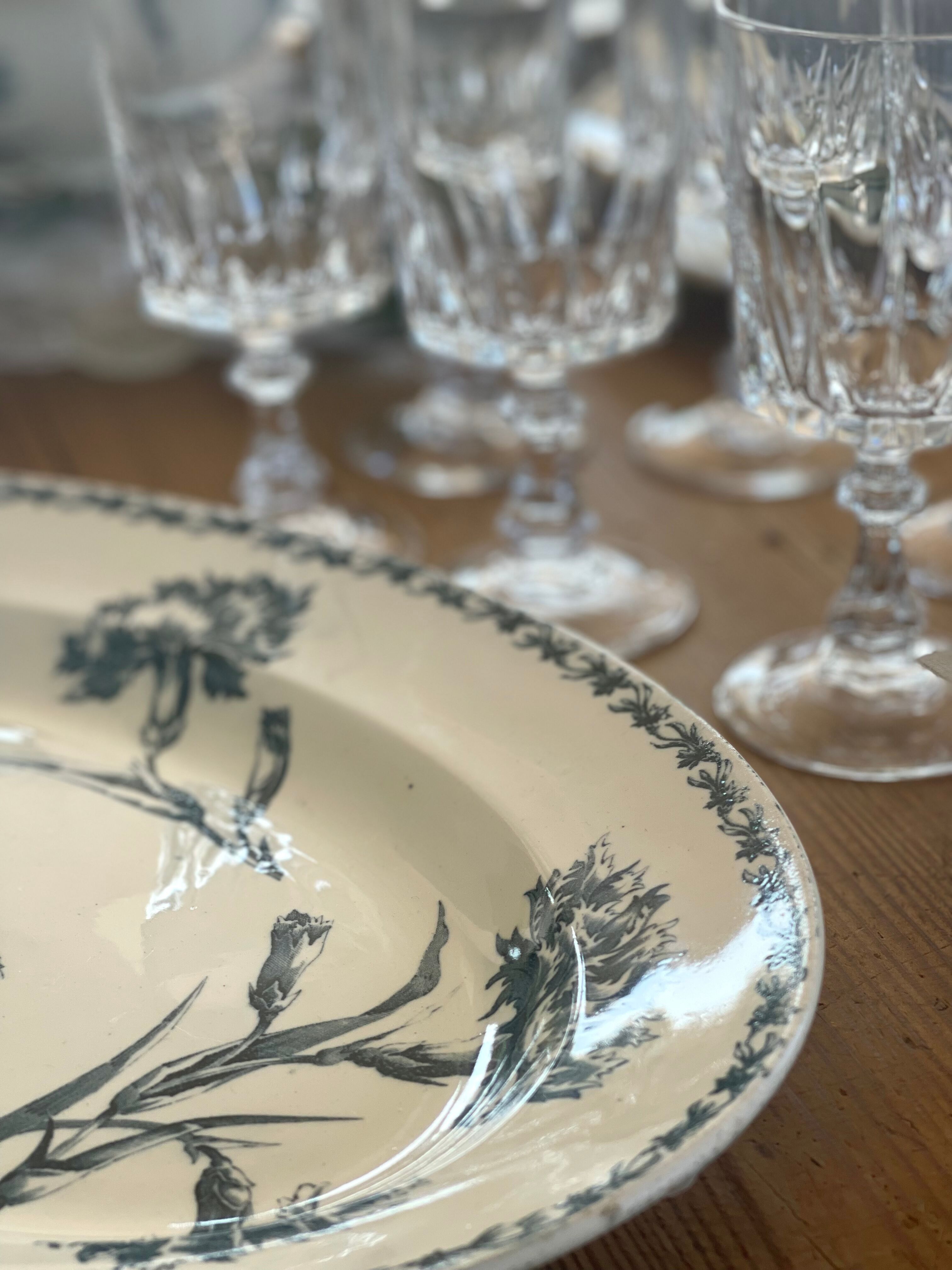 Oval flat Iron Earth