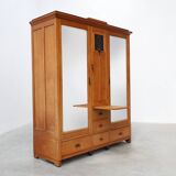 Armoire de style Art Nouveau avec plaquette signée par Geo Vervanck, Belgique