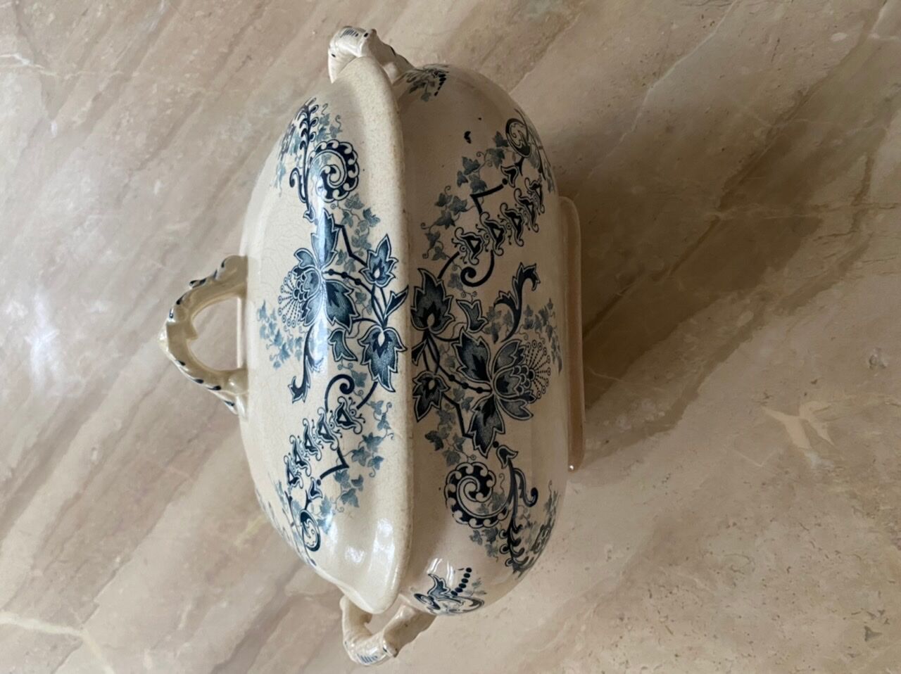 Soup bowl in iron earth HB boulenger