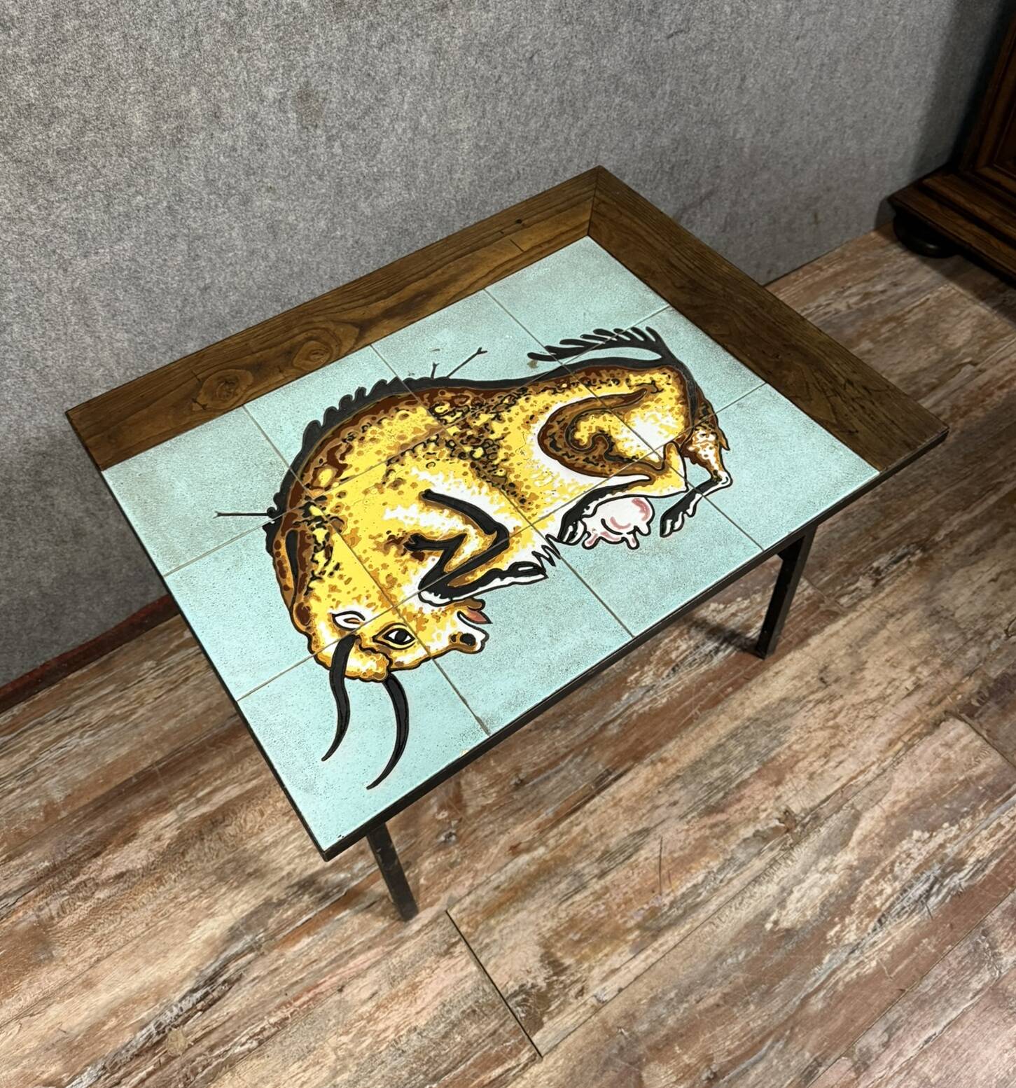 Vintage ceramic coffee table