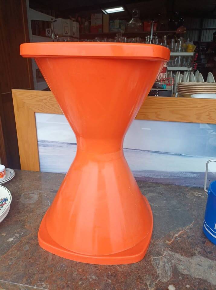 Pola orange stool 1970