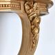 Console d'applique murale en bois sculpté à patine doré