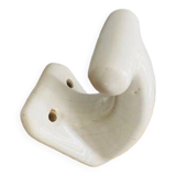 Enamelled earthen coat hook, 1900