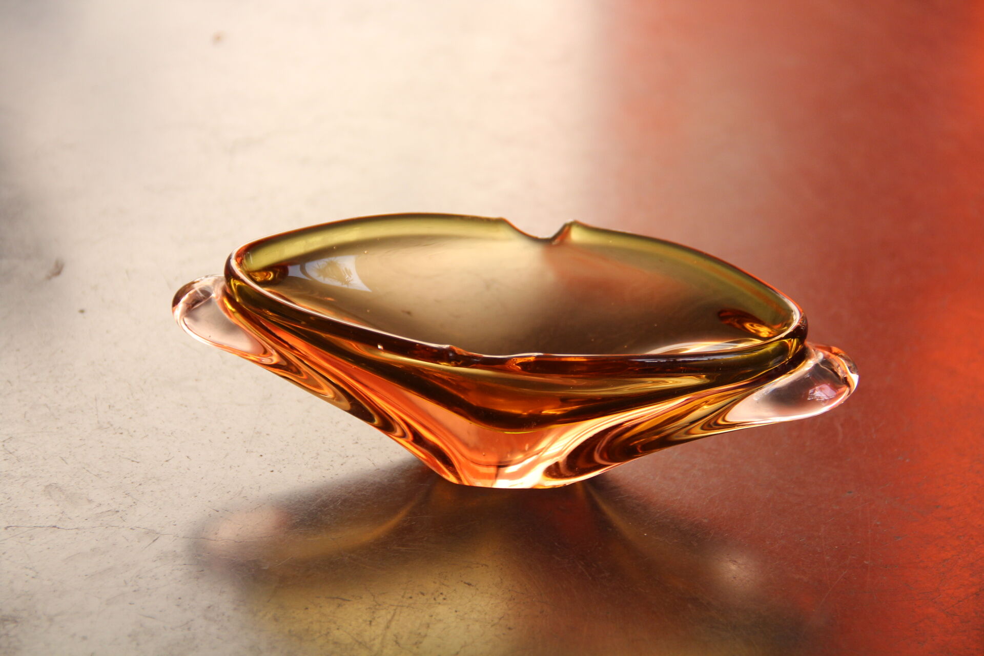 Vintage pocket oblong in crystal yellow tones