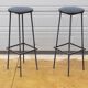 Set of 2 metal stools