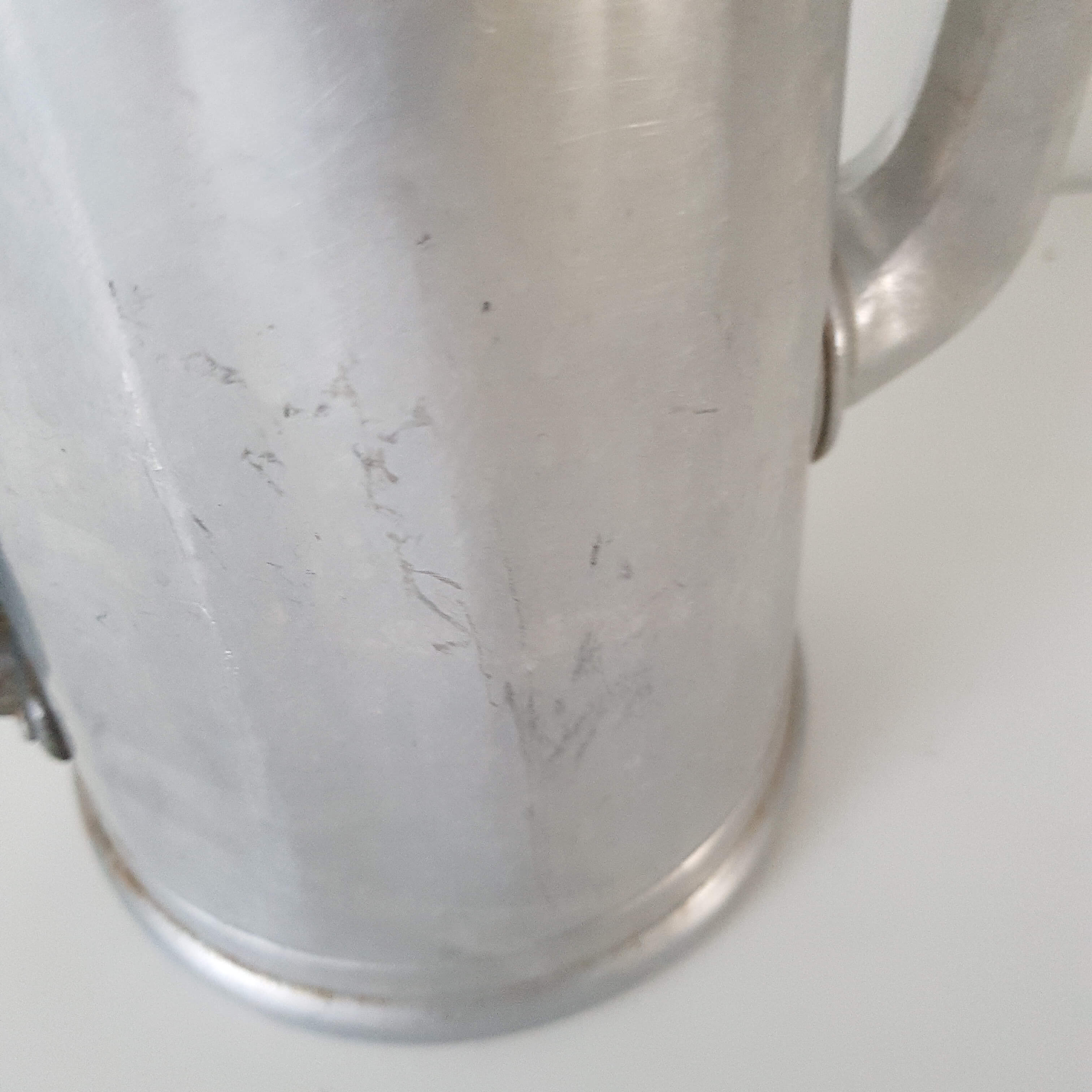 Old tin coffee maker