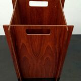 Scandinavian office trash teak 1960