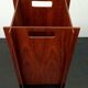 Scandinavian office trash teak 1960