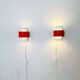 Curved Cylindrical Wall Lamps By J.J.M. Hoogervorst For Anvia Nederland, The Netherlands 1960S
