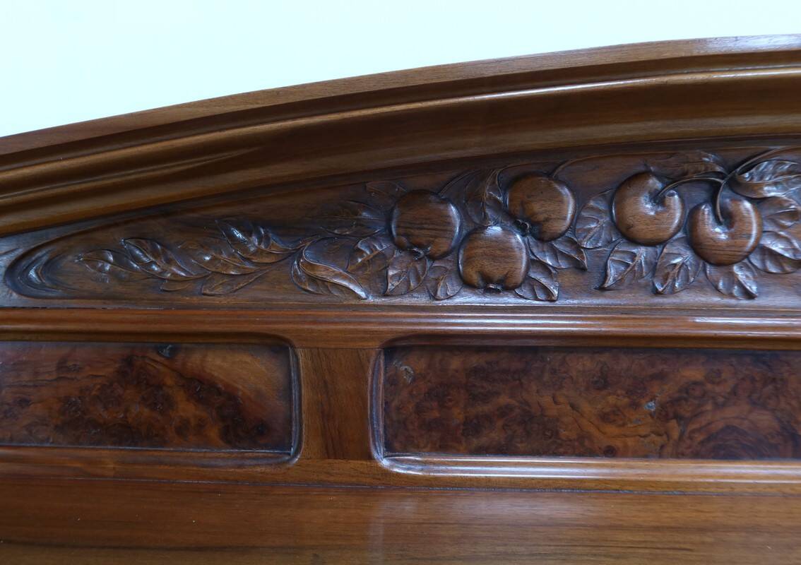 Walnut Sideboard, Art Nouveau – 1900