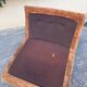 Brown velvet armchair/ottoman vintage from the 70s/80s.