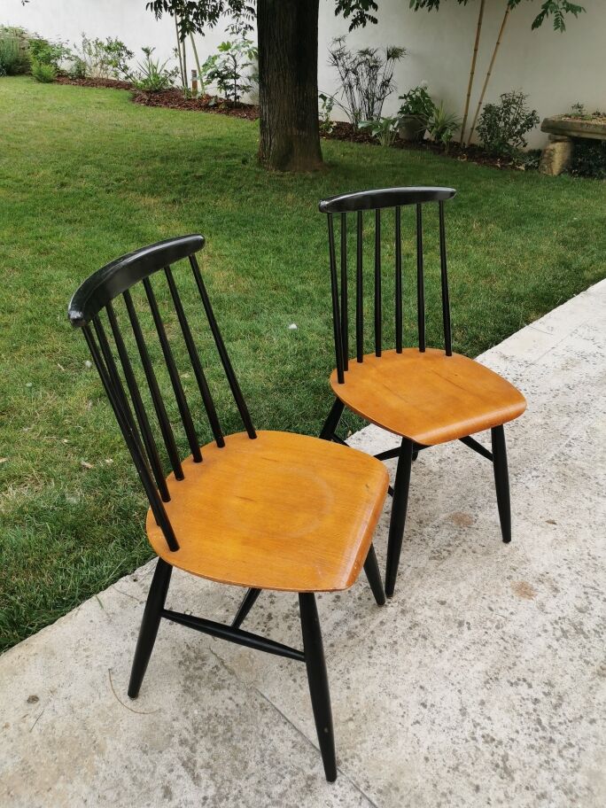 Paire de chaises Fanett vintage