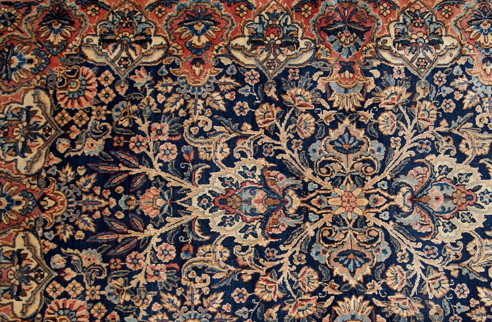 Former carpet persian kerman done hand 94x158cm, 1920