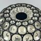 Ceiling light from the 60s and 70s Glashütte Limburg Germany glass & metal