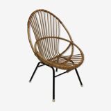 1960s rattan chair