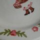 4 plates in old earthenware