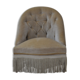 Velvet armchair