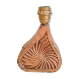 Wooden handcrafted lamp