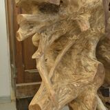 Teak root console