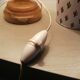 Bedside lamp in alabaster