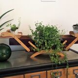 Sewing basket wooden of the 50/60