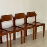 4 Schapp Mobel wooden chairs