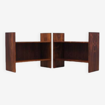 Set of two rosewood bookcases, Danish design, 1970s, production: Denmark