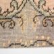 3x7 Cream & Brown Oriental Vintage Rug, 108x207Cm