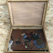 Old wood painter's case