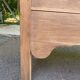 Renovated vintage baker's dough trough in solid oak from the 19th century.