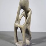 Design Soapstone Sculpture “The Thinker”, 1970s