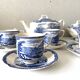 Vintage Johnson Brothers Old Castles Blue Coffee and Chocolate Tea Set