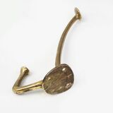 Set of 4 Adolf Loos brass art nouveau wall hooks, Vienna, Austria ca. 1910