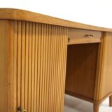 Scandinavian elm desk, Swedish Modern, Sweden, 1940
