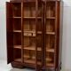 Wardrobe, walnut and mahogany, art deco - 1930 / 1940
