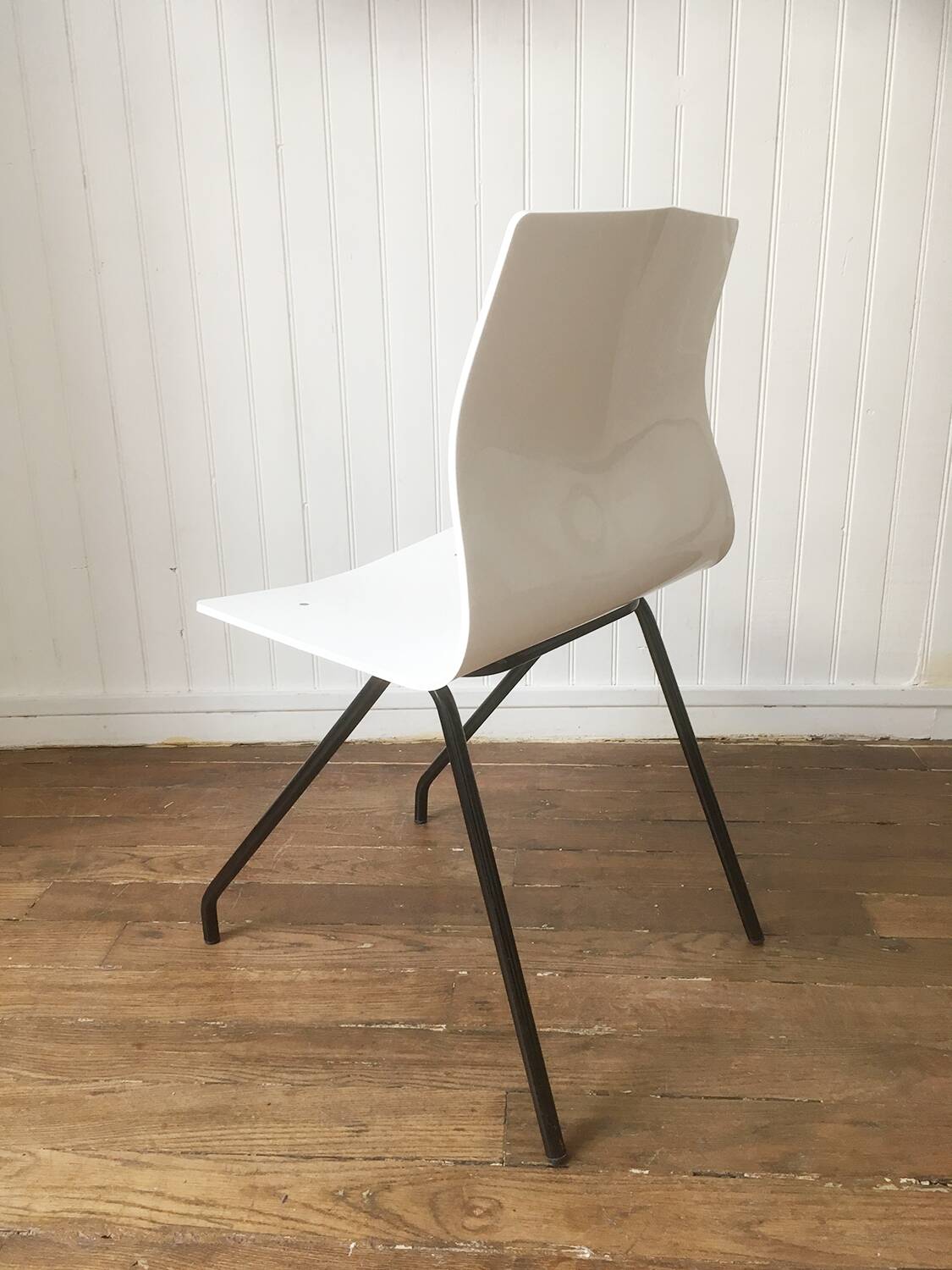 Lot 4 chaises diamant par René-Jean Caillette, pour Steiner