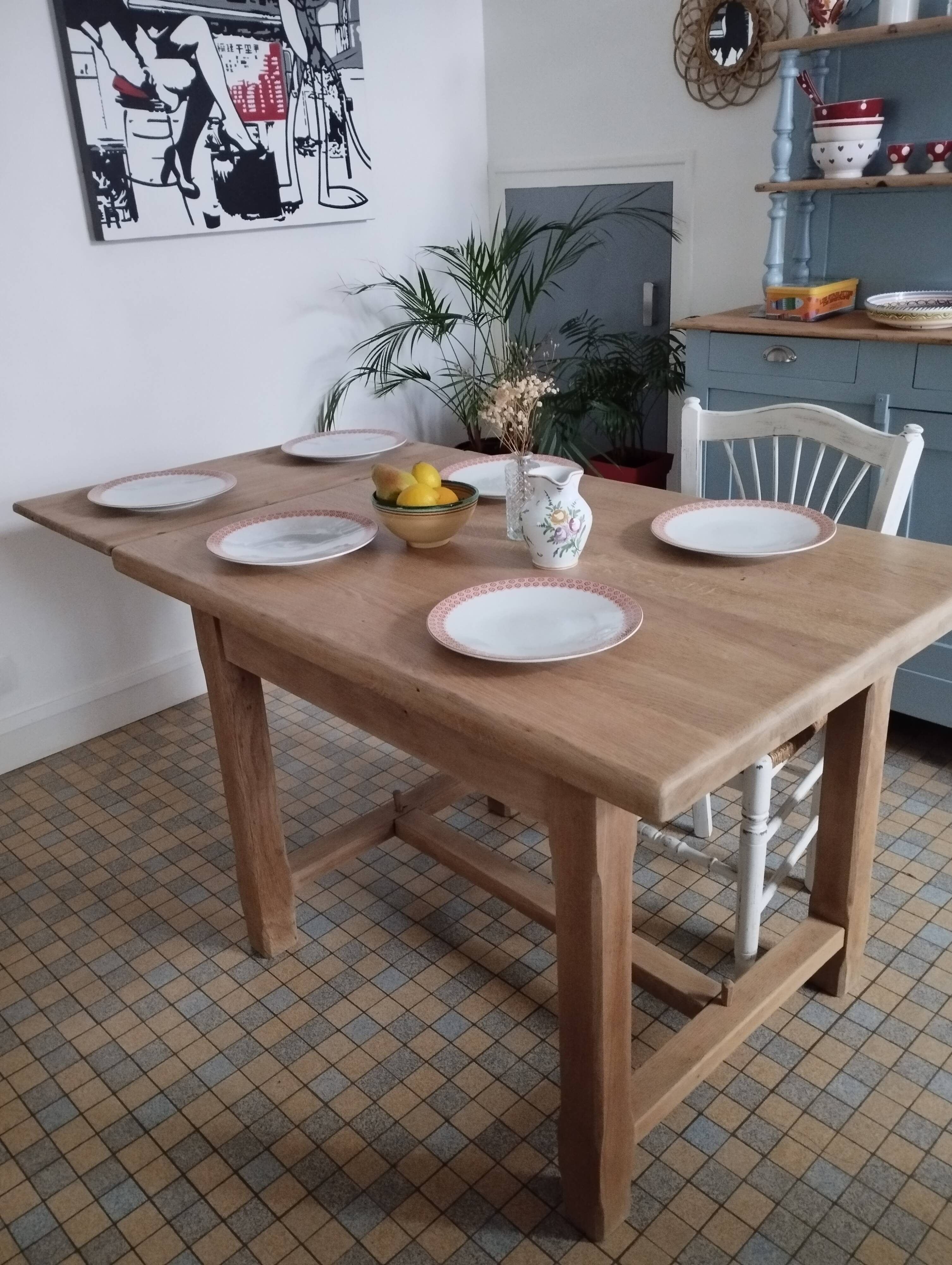 Vintage farmhouse table