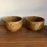 2 bowls and a sugar bowl